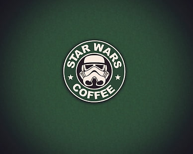 لافتات قهوة حرب النجوم ، حرب النجوم ، ستاربكس ، الشعار ، الأعمال الفنية، خلفية HD HD wallpaper