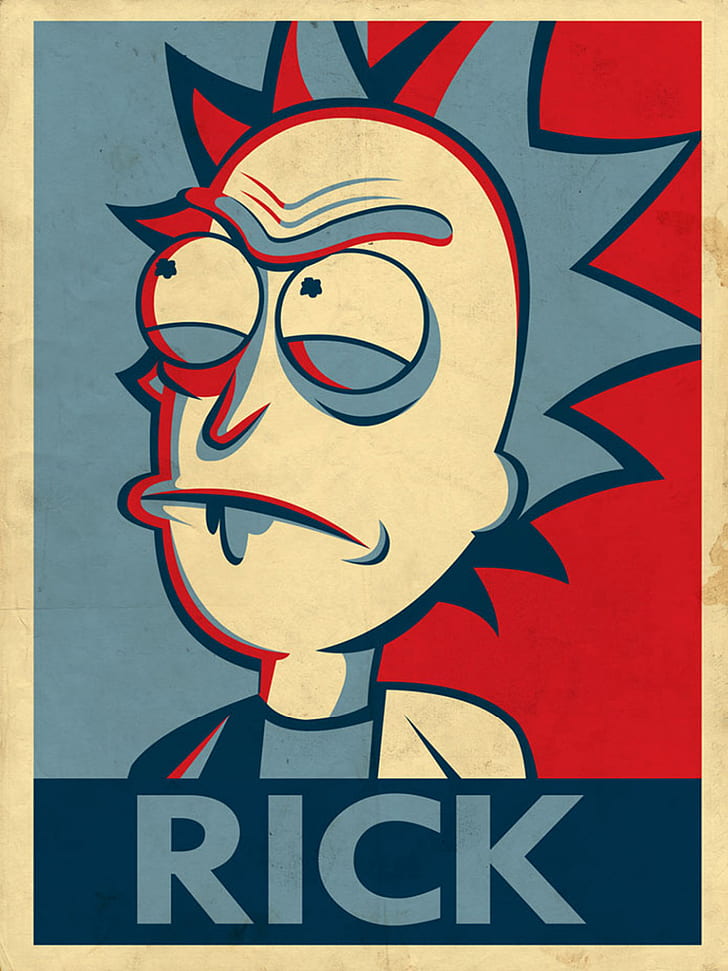 Cartoon, Rick And Morty, Rick Sanchez, HD tapet, telefon tapet