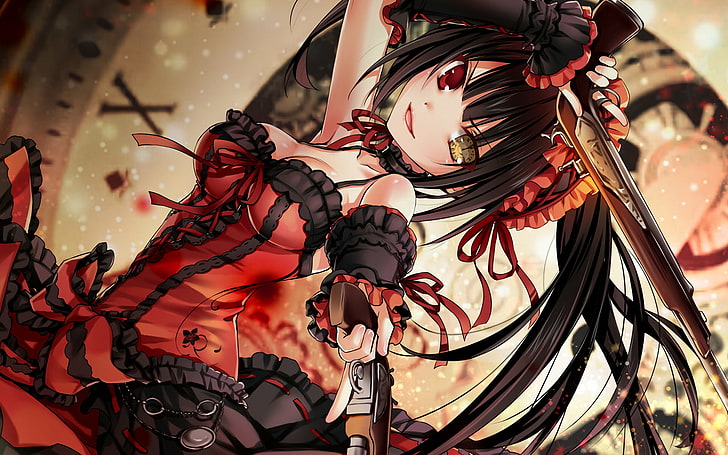 Tokisaki Kurumi ، Date A Live، خلفية HD