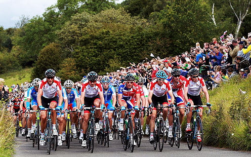 Surrey Cycle Classic, londra, olimpiadi, atleta, bici, Sfondo HD HD wallpaper