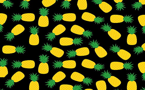 pineapple, fruit, HD wallpaper HD wallpaper