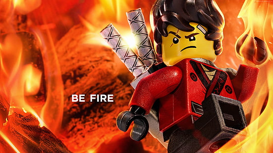 La película LEGO Ninjago, 4K, Be Fire, Fondo de pantalla HD HD wallpaper