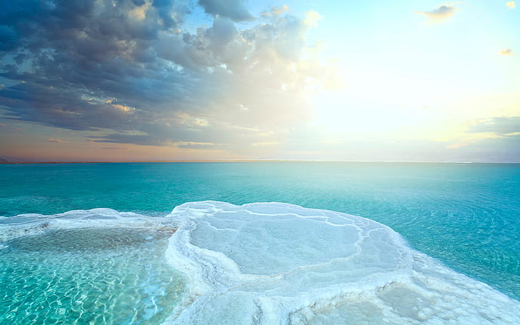 Salt Sea, salt, HD wallpaper