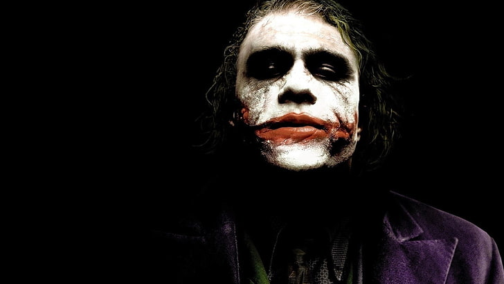 Kara Şövalye'den Joker olarak Heath Ledger döndü, Joker, Kara Şövalye, Batman, Heath Ledger, HD masaüstü duvar kağıdı