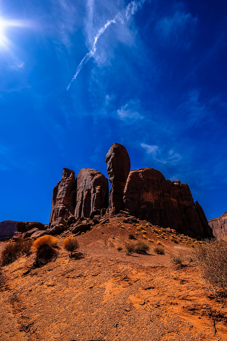 Felsen, Steine, Sand, Himmel, geologische Formation, HD-Hintergrundbild, Handy-Hintergrundbild