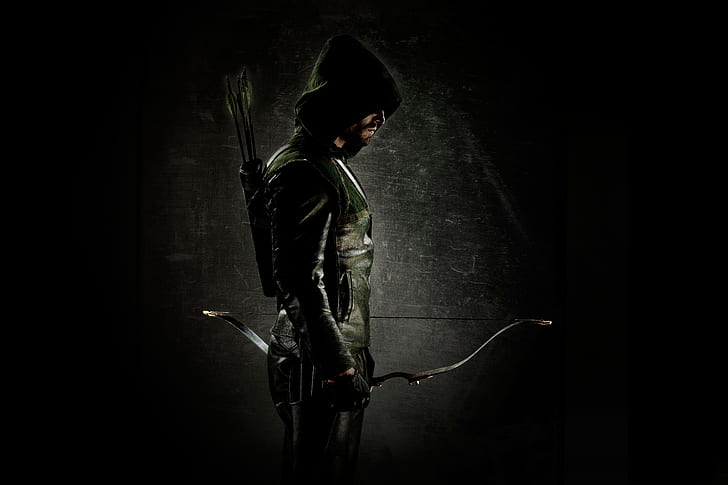 4K, Green Arrow, Stephen Amell, HD wallpaper