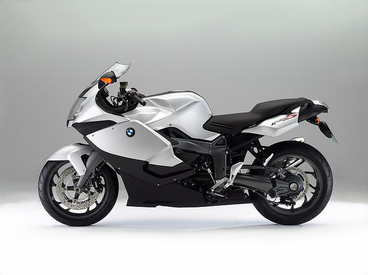 BMW K1300 S, vélo de sport BMW argent, Motos, BMW, 2011, Fond d'écran HD