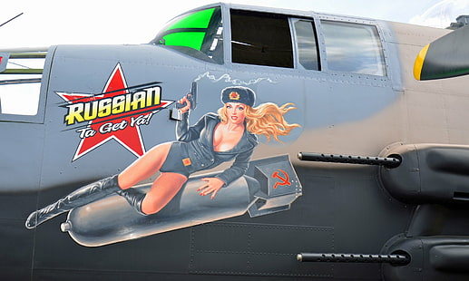 aircrafts, art, fighter, nose, pin up, plane, HD wallpaper HD wallpaper