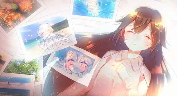 tokino sora, youtuber virtuel, sorach., pleurs, larmes, Anime, Fond d'écran HD HD wallpaper