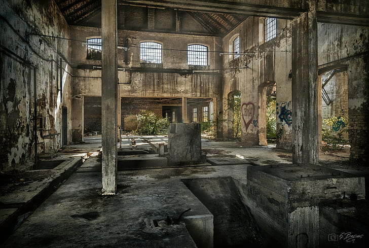 ruína, abandonado, 500px, Gerald Berger, HD papel de parede