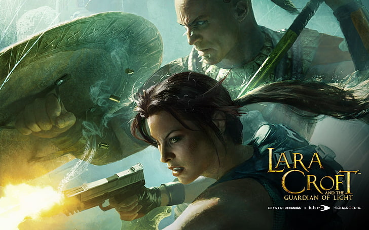 wali cahaya lara croft Lara Croft & Wali Cahaya Video Game Tomb Raider HD Art, lara croft, Tomb Raider, penjaga cahaya, persegi enix, Wallpaper HD