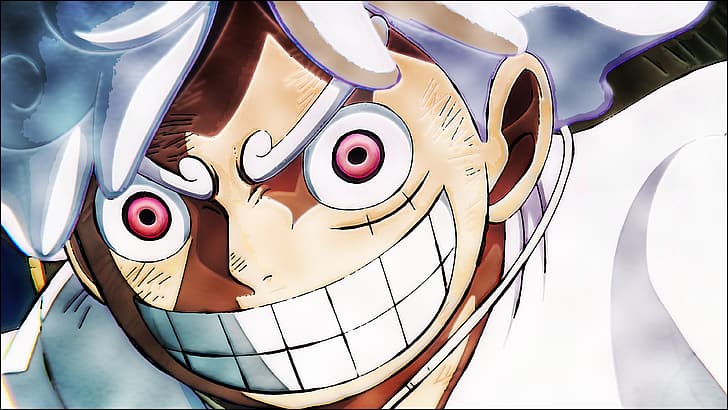 Monkey D. Luffy, One Piece, Gear 5th, Wallpaper HD