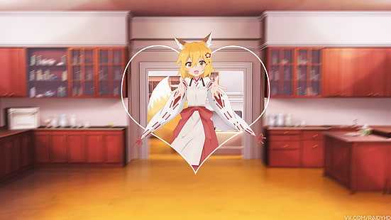 Anime Girls, Anime, Bild-in-Bild, Sewayaki Kitsune no Senko-san, HD-Hintergrundbild HD wallpaper