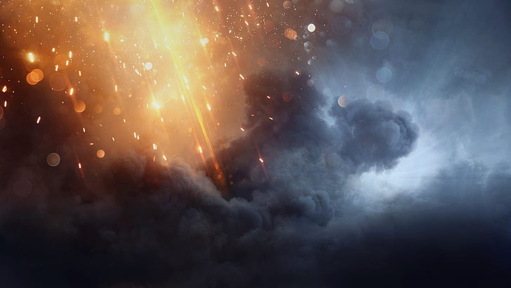 schwarze und graue Wolken Wallpaper, Battlefield 1, Battlefield, HD-Hintergrundbild