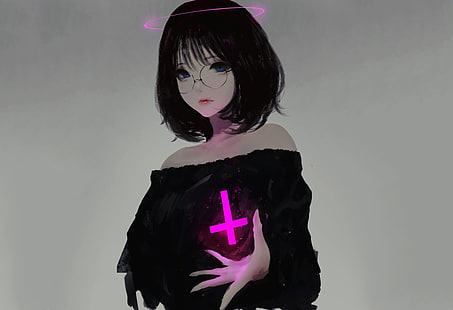 аниме девушки, Girls Dead Monster, Аой Огата, HD обои HD wallpaper