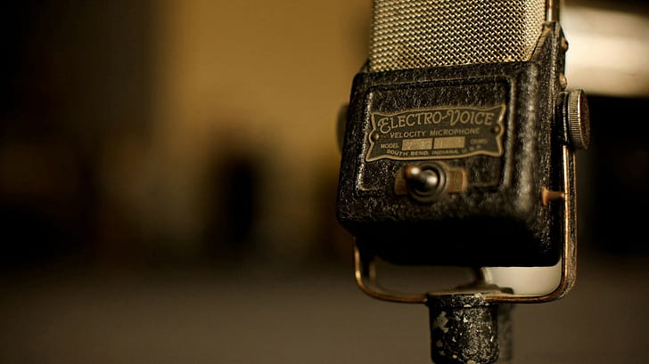 Mikrofon, Vintage, mikrofon, vintage, Wallpaper HD