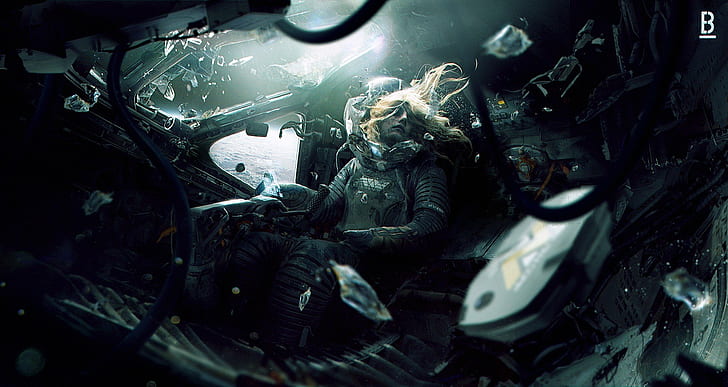 astronaut, death, science fiction, Weyland, Yutani Corporation, HD wallpaper