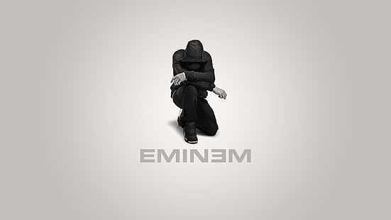 Eminem dijital duvar kağıdı, müzik, kukuleta, eminem, rapçi, HD masaüstü duvar kağıdı HD wallpaper