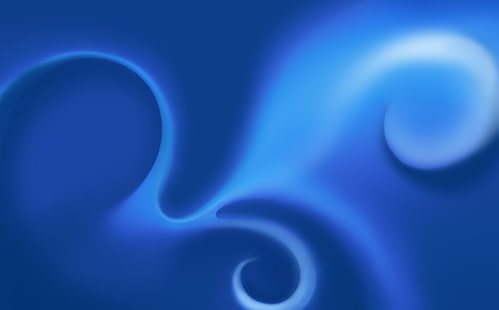 Simple Swirls Design Blue Background, Artistic, Abstract, blue, background, swirl, design, HD wallpaper HD wallpaper
