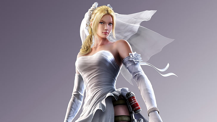 weibliche Spielfigur Wallpaper, Videospiele, Nina Williams (Tekken), Tekken 7: Fated Retribution, HD-Hintergrundbild