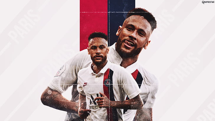 Soccer, Neymar, Brazilian, Paris Saint-Germain F.C., HD wallpaper