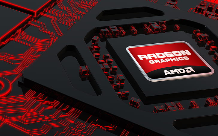 AMD Radeon Graphic, graphique, radeon, hi-tech, Fond d'écran HD
