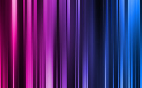 пурпурно-белые занавески, абстрактные, разноцветные, волнистые линии, синие, фиолетовые, HD обои HD wallpaper