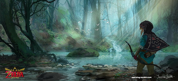 Зелда, Легендата за Зелда: Дъхът на дивата природа, HD тапет HD wallpaper