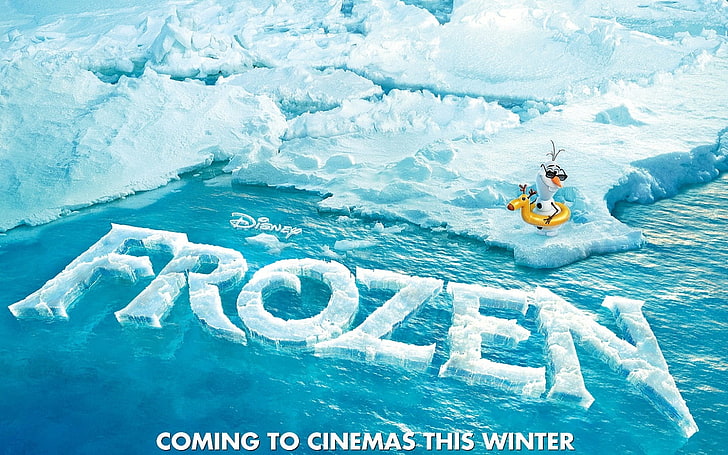 Frozen New Banner, Disney Frozen filmaffisch, filmer, Hollywoodfilmer, hollywood, film, 2013, HD tapet
