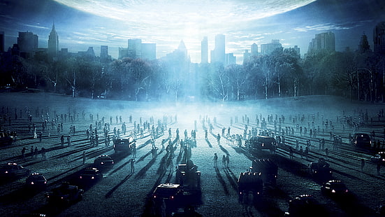 apokaliptik, kota, gelap, hari, bumi, horor, sci fi, berdiri, Wallpaper HD HD wallpaper