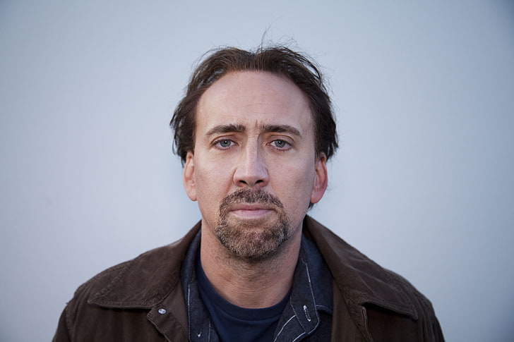 Nicholas Cage, Nicolas Cage, Schauspieler, Gesicht, Blick, Borste, HD-Hintergrundbild