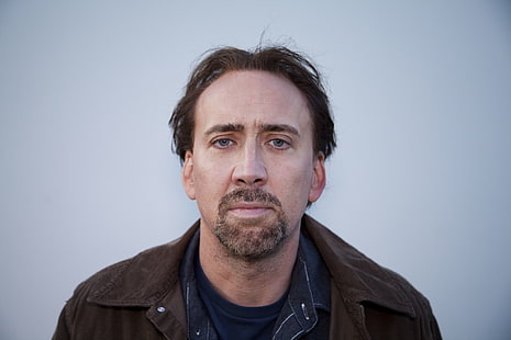 Nicholas Cage, Nicolas Cage, Schauspieler, Gesicht, Blick, Borste, HD-Hintergrundbild HD wallpaper