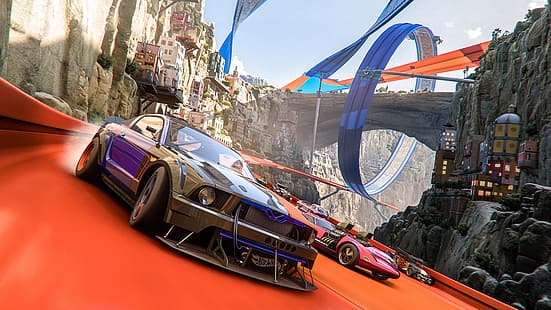 Forza Horizon 5, 4K, Hot Wheels, Xbox, PlaygroundGames, รถยนต์, วิดีโอเกม, วอลล์เปเปอร์ HD HD wallpaper