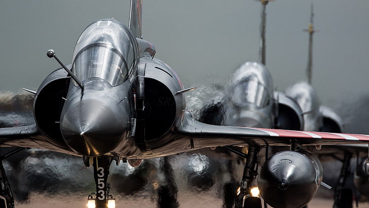 Air Force, airplane, Mirage 2000, HD wallpaper