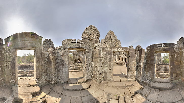Kuil, Angkor Thom, Wallpaper HD