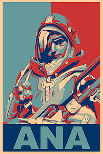 Propaganda, Ana (Overwatch), Overwatch, Gamer, HD-Hintergrundbild HD wallpaper