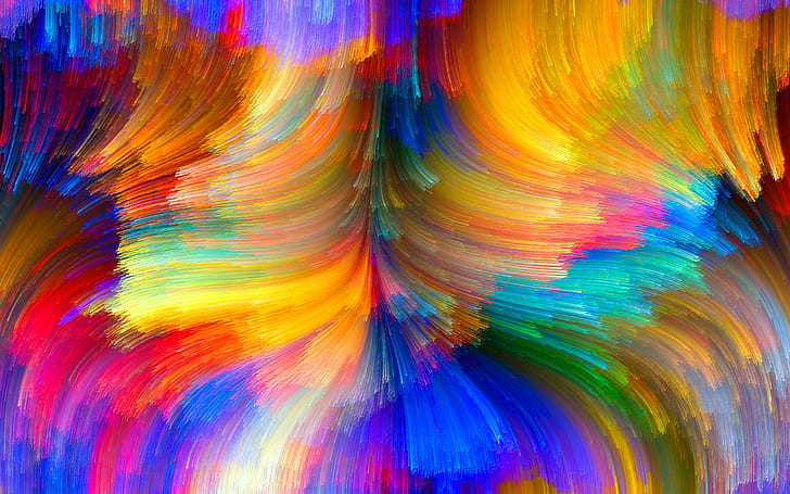 Colorful lines, brightness, curves, abstract, Colorful, Lines, Brightness, Curves, Abstract, HD wallpaper