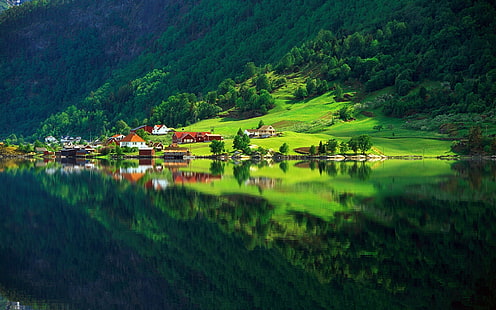 paisagem, paisagens nórdicas, HD papel de parede HD wallpaper