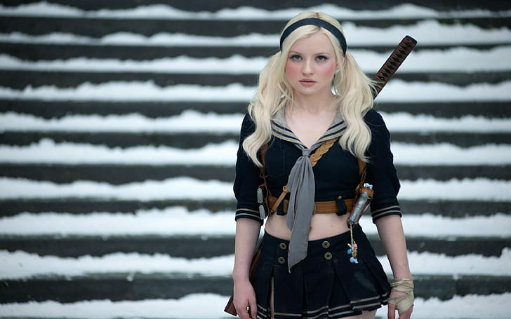 Babydoll, Emily Browning, Sucker Punch, movies, HD wallpaper
