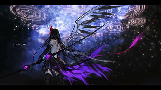 อนิเมะเรื่อง Puella Magi Madoka Magica, Homura Akemi, วอลล์เปเปอร์ HD HD wallpaper