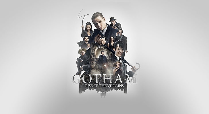 Gotham säsong 2 - Poster, Gotham filmaffisch, filmer, andra filmer, gotham, tv-serier, räv, HD tapet