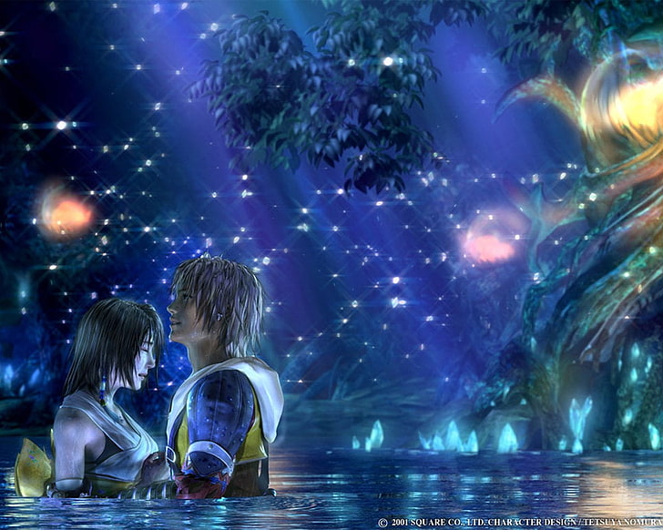 Tidus และ Yuna, Final Fantasy, Final Fantasy X, Tidus (Final Fantasy), Yuna (Final Fantasy), วอลล์เปเปอร์ HD
