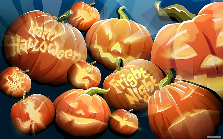 Halloween Fj Android, halloween, android, Wallpaper HD