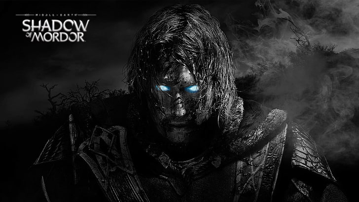black and gray hair wig, Talion, shadow, Mordor, PC gaming, video games, Middle-earth: Shadow of Mordor, HD wallpaper