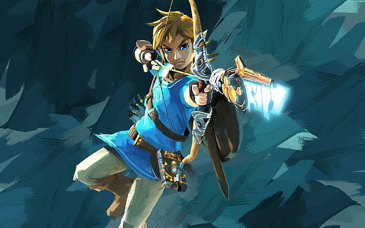 The Legend of Zelda: Breath of the Wild, природа, NX, Wii U, най-добрите игри, HD тапет
