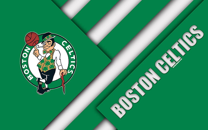 Basquete, Boston Celtics, Logotipo, NBA, HD papel de parede