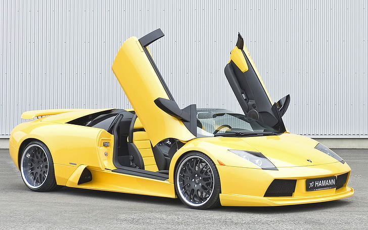 Lamborghini jaune, Jaune, Lamborghini, Fond d'écran HD