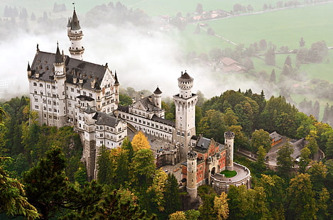 Schloss Neuschwanstein 4k Desktop, HD-Hintergrundbild HD wallpaper