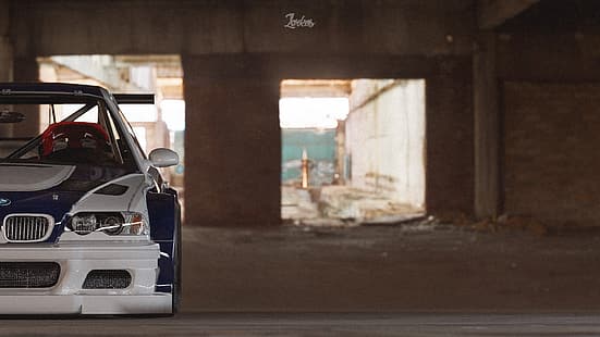 Besoin de vitesse: la plus recherchée, la BMW M3 GTR, Fond d'écran HD HD wallpaper
