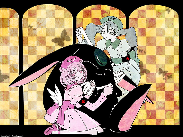 ×××HOLiC, anime girls, Mokona (×××HOLiC), Maru and Moro, anime, HD wallpaper